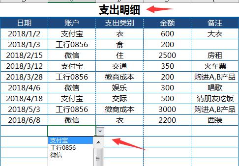 Excel收支管理套表，多维度查询，动态图表自动生成