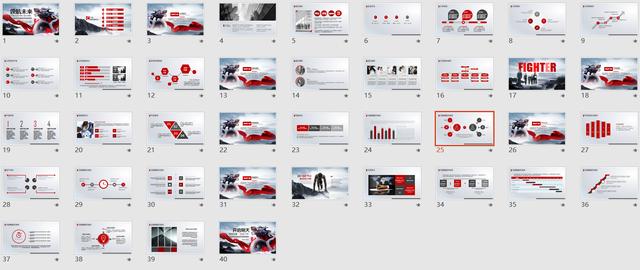 企业策划商务展示通用PPT，框架结构完整，大气磅礴拿来就用