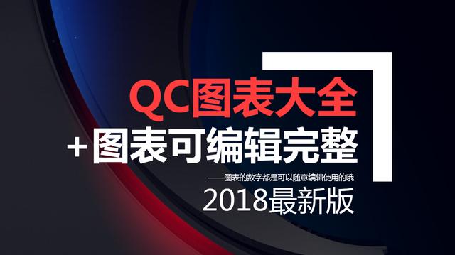 最新QC图表大全PPT，图表完整可编辑，拿来套用光速排版