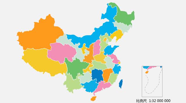 全国各地热力地形图PPT，任意调色变色，简单套用设计轻松