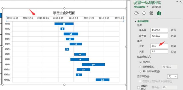Excel项目进度计划表，全自动甘特图表，进度标识超清晰
