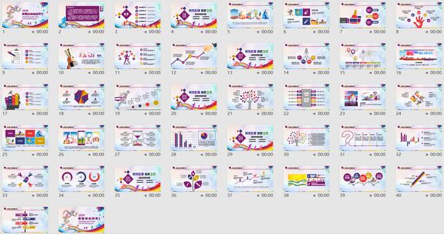 2019年体育运动动态PPT，春季活动策划必备，42完整框架直接套用