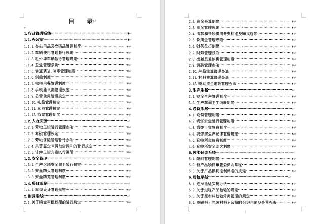 人力资源制度大全，word排版设计，全套内容，汇编文件快手套用