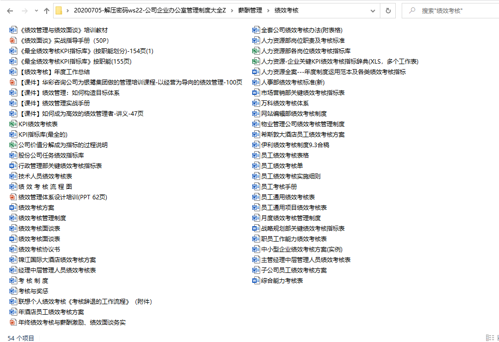 公司企业办公管理制度大全，全套word文案，范例文档快速套用