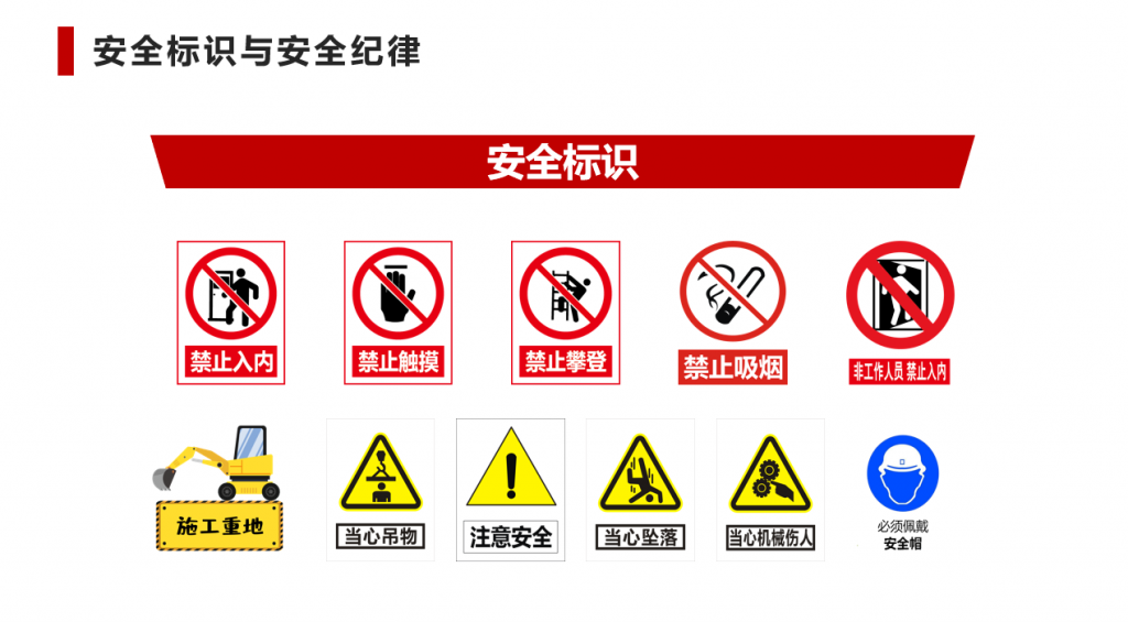 施工现场安全教育培训PPT，员工安全学习课件，全内容直接演示