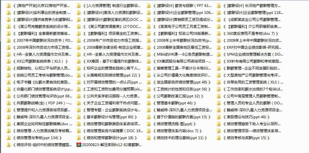 82套薪酬绩效案例，全套教学培训类课件，完整PPT直接演示