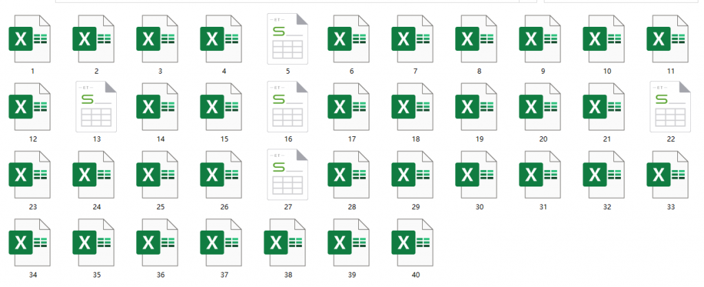 Excel档案盒标签侧签，完整框架设计，排版精美直接打印