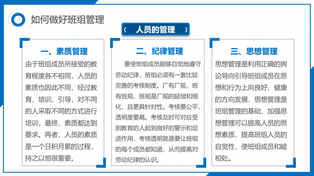 如何做好班组管理PPT,员工教学演示课件,全内容直接F5播放