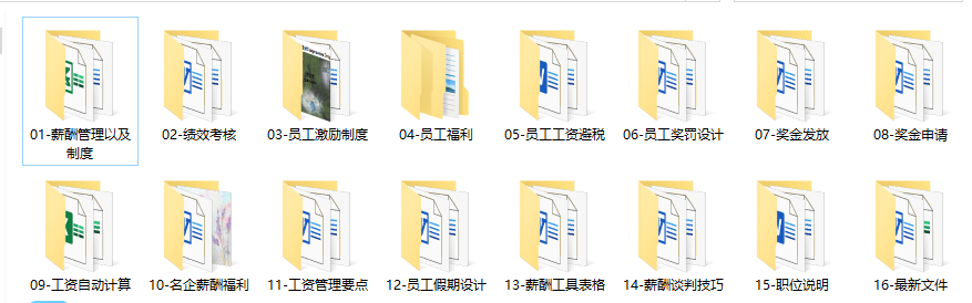 薪酬绩效工资管理工具包，HR文档资料合集，最新最全拿来就用