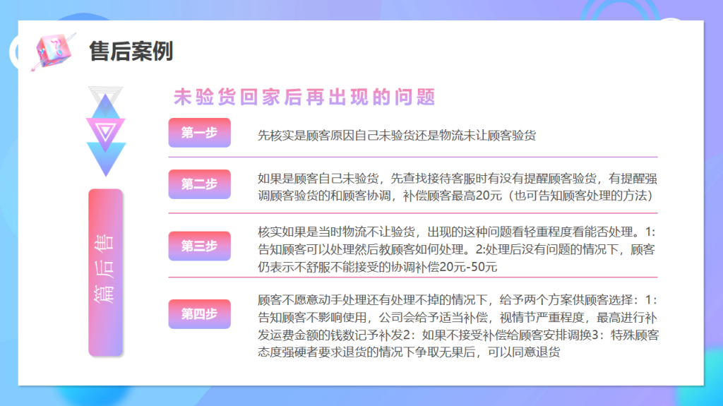 618新手客服培训PPT课件，专业内容演示模板，教育学习直接用