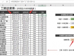 【图形图表】超简单Excel甘特图，输入项目时间，图表自动生成