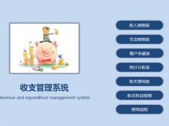 【收支管理】Excel收支管理套表，多维度查询，动态图表自动生成