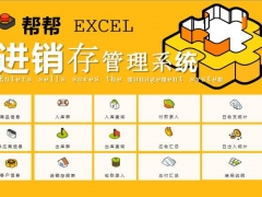 【进销存】Excel进销存管理，更换年份，自动日收支统计，简单实用