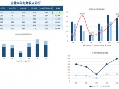 【图形图表】半年工作总结可视化图表，图文数据合一，轻松套用高大上