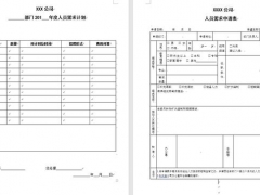 【人力资源】人力资源专用套表，常用登记表，完整设计拿来就用