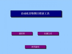 【时间管理】Excel自动化甘特图日程表，自定义设置，全出动出表，轻松不加班