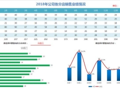 【图形图表】Excel销售财务分析图表，动态选择，完整函数，更改项目直接套用