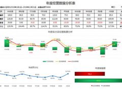 简易版销售分析图表，多图自动显示，Excel管理轻松加愉快