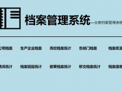 企业档案管理表格大全，Excel全表格套用，告别画表轻松工作