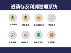 超实用全自动进销存系统，库存预警销量排名，复杂工作躺着做