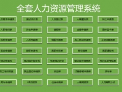全套人力资源工作表，Excel表格简单套用，复杂工作轻松做
