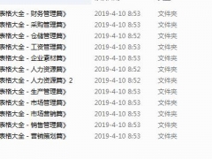 全套企业表格大全，千张表格直接套用，采购工资人力销售直接GET