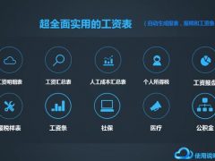 Excel行政工资管理系统，全报表自动生成，高效套用效率猛增