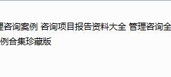 营销案例合集珍藏版，企业管理咨询案例大全，经典资料快手GET