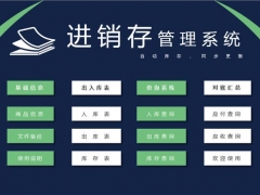 Excel仓库进销存套表，出入库查询自动库存更新，弹窗操作超轻松