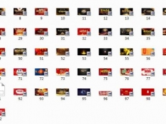 鼠年年会典礼PPT，130套全屏横版素材，自带音效预览图，完美套用