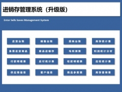 EXCEL进销存系统升级版，自动库存更新，利润毛利分析一键操作