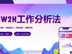 5W2H工作分析法PPT，全内容排版，精准框架结构，无脑套用