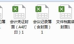 档案盒会议纪录薄档案袋封面，Excel快速套打，完整框架应用轻松