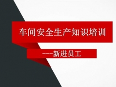新员工安全生产知识课件，职工教育培训PPT，全内容文件拿来就用
