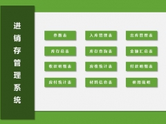 Excel进销存管理套表，自动库存显示应收应付，全函数快捷轻松
