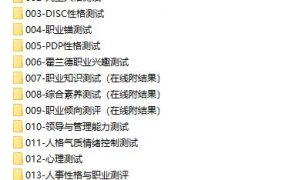 企业招聘面试专用测试合集，HR通用神器，115套完整设计拿来就用