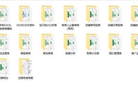 电商运营表格模板，管理数据分析计划资料，1500份文件轻松套用
