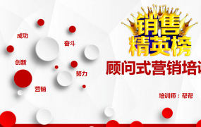 销售人员营销培训PPT,顾问式教学演示课件,全内容完美套用