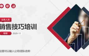 全内容业务人员销售技巧培训，完整架构教学课件，编辑套改超轻松