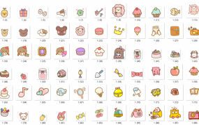 卡通可爱图案图片合集，精美PNG免抠图文件，编辑套用超轻松