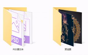 中国风古典挂画展板海报，PSD高清源文件素材，精美设计套用