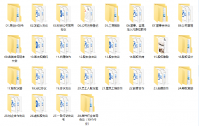 初创公司文书方案协议合集，全套应用范文，完整资料拿来就用