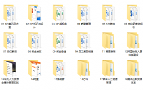 薪酬绩效管理工具，名企人资体系培训资料，全套范文案例拿来就用