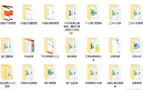 电商店铺整体运营表格资料，培训课件表格制度，全套内容学习套用