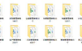 3000份企业日常管理常用表格，范例模板资料GET，复制套改不劳心