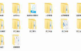 人事管理培训全套表格范文素材，资料文件拿来就用，无脑复制套改