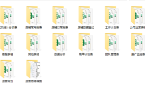 公司运营表格电商平台通用,方案表格管理范文,多行业拿来就用