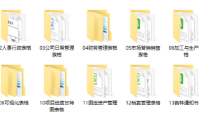 办公excel表格大全，常用表格模板复制套改，行政内勤应用神器