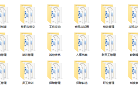 人事绩效全套表格工具包，制度表格范文打包GET，全文件拿来就用