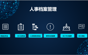超实用Excel员工人事档案管理系统，生日合同提醒，结构一键显示